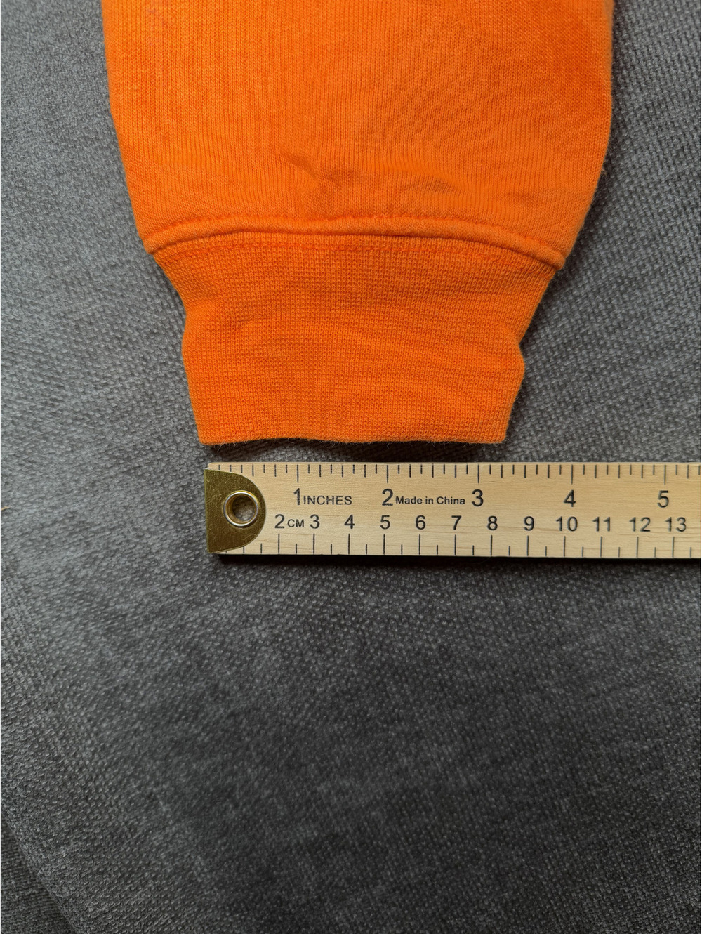 Carhartt Loose Fit Orange Hoodie Sweatshirt Size S - Picture 6 of 9